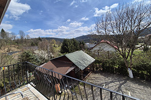 Widok z Willa Helena Cisna Bieszczady
